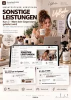 Vorschau - Präsentationen/Tafelbilder - Umsatzsteuer: sonstige Leistung - Deckblatt