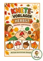 Vorschau - Arbeitsblätter - Knete-Vorlagen Herbst - Deckblatt