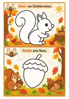 Vorschau - Arbeitsblätter - Knete-Vorlagen Herbst - Seite 3
