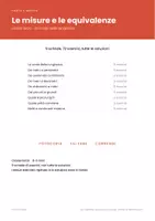 anteprima - Esercizi - Equivalenze classe terza: le misure, 9 schede - Pagina 1