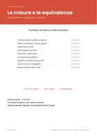 anteprima - Esercizi - Equivalenze classe quarta: le misure, 9 schede - Pagina 1
