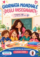 anteprima - Materiale di supporto/inclusione - Kit per la classe: giornata mondiale degli insegnanti 🥳 - Pagina di copertina