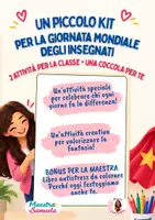 anteprima - Materiale di supporto/inclusione - Kit per la classe: giornata mondiale degli insegnanti 🥳 - Pagina 1
