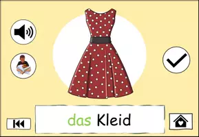 Vorschau - Interaktives Material - DaZ - Interaktives Wortschatztraining "Sommerkleidung" DaZ / DaF / Deutsch - Seite 3