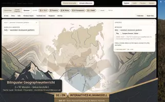 Vorschau - Stundenentwürfe - Klima & Asiatischer Monsun – Bilingual Geography | 3×90 Min. interaktives Climate & Monsoon Lab - Deckblatt