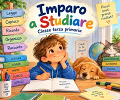 anteprima - Presentazioni / Lavagne - Imparo a studiare | Terza Primaria - Pagina di copertina
