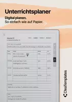 Vorschau - Lehrpläne/Lehrermaterial - Digitaler Unterrichtsplaner mit Stoffverteilungsplan - Deckblatt