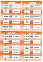 Vorschau - Spiele - Lesespiel Wörter mit sp (3-fach differenziert) - Seite 2