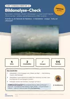 Vorschau - Stundenentwürfe - Bildanalyse-Check – Kunst Oberstufe Q1 - Seite 1