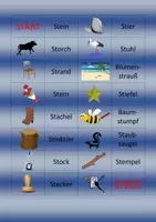 Vorschau - Spiele - Domino-Wörter mit st - Deckblatt