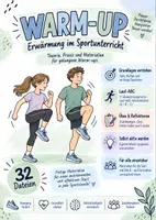Vorschau - Stationenlernen - Warm-up im Sportunterricht – 32 Materialien rund ums Aufwärmen | Lauf-ABC, Theorie, Arbeitsblätter & Lösungen | Sek I & II - Deckblatt