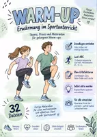 Vorschau - Stationenlernen - Warm-up im Sportunterricht – 32 Materialien rund ums Aufwärmen | Lauf-ABC, Theorie, Arbeitsblätter & Lösungen | Sek I & II - Seite 1