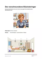 Vorschau - Arbeitsblätter - Der verschwundene Glückbringer - Deckblatt