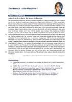 Vorschau - Arbeitsblätter - Mensch und Maschine? - Deckblatt