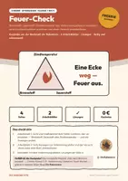 Vorschau - Arbeitsblätter - Feuer-Check – Chemie Klasse 7–9, kostenlos - Seite 1
