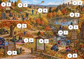 Vorschau - Arbeitsblätter - Lesespurgeschichte Herbst – Ein wunderschöner Herbsttag | 3-fach differenziert - Seite 2