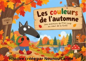 Aperçu - Cartes / Images - Les couleurs avec petit Loup - Page de couverture