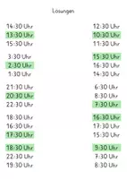 Vorschau - Arbeitsblätter - Klammerkarten Uhrzeiten volle - halbe - Viertelstunden - 5 Minuten - Seite 3