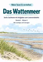 Vorschau - Arbeitsblätter - Sachtexte zum Leseverständnis Klasse 4 – Das Wattenmeer: Texte und Aufgaben - Deckblatt