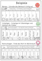 Vorschau - Arbeitsblätter - Abreißzettel - Fresch-Strategien - Schwingen, Verlängern, Ableiten, Merken, Naschlagen - Seite 2