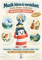 Vorschau - Unterrichtsreihen - Musik hören & verstehen | Hördetektiv-Werkstatt | Musik Klasse 3–4 - Deckblatt