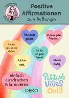 Vorschau - Anderer Materialtyp - Positive Affirmationen für den Klassenraum - Deckblatt