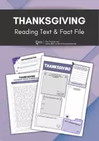 Vorschau - Arbeitsblätter - Thanksgiving - Reading Text and Fact File - Deckblatt