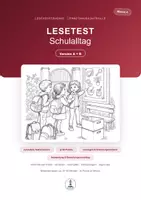 Vorschau - Test - Lesetest Klasse 4 | Schulalltag | Version A + B - Deckblatt