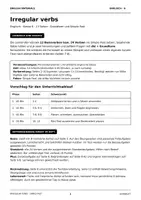 Vorschau - Arbeitsblätter - Irregular Verbs Englisch Klasse 6 - Seite 1