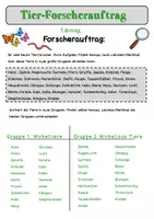 Vorschau - Arbeitsblätter - Wirbeltiere oder Wirbellose? – Forscherauftrag zum Einstieg - Seite 1