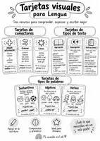Vista previa - Unidades / Secuencias / Situaciones de Aprendizaje - 🎴 Tarjetas para Lengua ✏️ - página 1