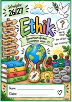 Vorschau - Arbeitsblätter - 📚Deckblätter Nebenfächer für Ordner & Hefte | GPG, NT, WiB, Musik, Informatik, Ethik, Religion, Kunst, HSU, WG - Seite 2