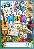 Vorschau - Arbeitsblätter - 📚Deckblätter Nebenfächer für Ordner & Hefte | GPG, NT, WiB, Musik, Informatik, Ethik, Religion, Kunst, HSU, WG - Seite 3