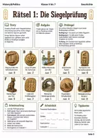Vorschau - Spiele - Geschichte Escape Room Bundle Klasse 5 bis 7 Vorsommerferien Vertretungsstunde - Seite 3