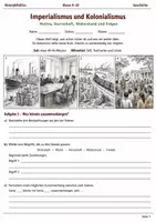 Vorschau - Arbeitsblätter - Imperialismus & Kolonialismus Basisscreening Klasse 9–10 - Deckblatt