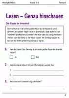 Vorschau - Arbeitsblätter - Deutsch Gesamtcheck A Basisscreening Klasse 5–6 - Seite 3