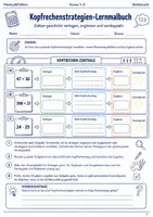 Vorschau - Arbeitsblätter - Kopfrechenstrategien Lernmalbuch Klasse 5–6 - Deckblatt