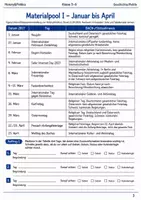 Vorschau - Arbeitsblätter - DACH Jahreskalender Projekt Klasse 5–6 - Seite 2