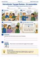 Vorschau - Arbeitsblätter - Tag gegen Rassismus Arbeitsblatt Klasse 5–6 - Deckblatt