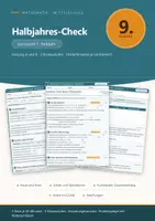 Vorschau - Test - Halbjahres-Check Mathe 9 Mittelschule - Deckblatt