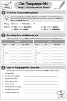 Vorschau - Arbeitsblätter - Materialpaket Plusquamperfekt - Arbeitsblätter zum Plusquamperfekt - Seite 2