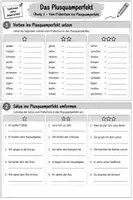 Vorschau - Arbeitsblätter - Materialpaket Plusquamperfekt - Arbeitsblätter zum Plusquamperfekt - Seite 3