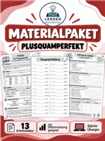 Vorschau - Arbeitsblätter - Materialpaket Plusquamperfekt - Arbeitsblätter zum Plusquamperfekt - Deckblatt