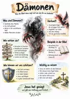 Vorschau - Arbeitsblätter - Lernplakat + Arbeitsblätter zum Thema "Dämon" + Lösung & MP3 + Infografik - Seite 1