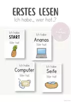 Vorschau - Spiele - Erstes Lesen (1) | Ich habe..., wer hat...? - Deckblatt