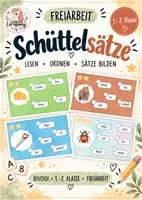 Vorschau - Arbeitsblätter - Schüttelsätze für die 1-2 Klasse - Deckblatt