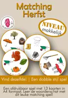 Voorbeeld - Herfst Matching Spel (moeilijk) • Kleuters & Basisonderwijs - Voorblad
