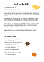 Vorschau - Arbeitsblätter - Autumn in the UK and USA - Discover, Compare and Explore - Seite 2