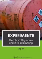 Vorschau - Spiele - Experimente - Anlegespiel zu Gefahrstoffsymbole und ihre Bedeutung - Deckblatt