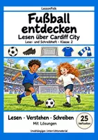 Vorschau - Arbeitsblätter - Cardiff City: Fußball Leseheft und Schreibheft mit Silben, Satzbau, Textverständnis, Arbeitsblättern und Lösungen - Deckblatt